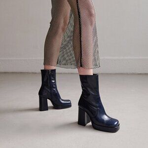 Jonak platform boots blue